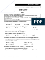 Ficha de Avaliacao Dominio 02 - 11 Ano - Geometria Analitica (Enunciado)