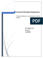 AMM-Marketing Research (Assignment)