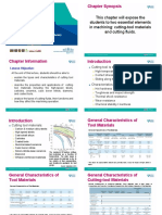 Chapter 4 - Material Removal Processes (Cutting-Tool Materials and Cutting Fluids)