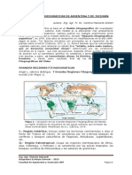 Sobre Las Regiones Fitogeograficas Del Mundo, Argentina y Cordoba