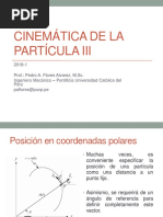 03 Cinematica de La Particula - Coordenadas Polares y Cilindricas