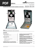 Voltage Regulators: CL-6B Control Panel Retrofit Installation Instructions