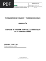 Tecnología de Información Y Telecomunicaciones: PEMEX-EST-TI-022-P2-2018