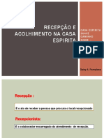 Curso de Recepcionista Espírita CESC