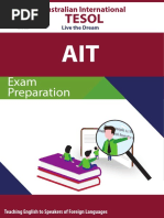 Ait Tesol - Exam Preparation Manual