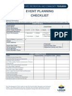 Toolbox Template Club Development Event Planning Checklist