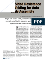 Single-Sided Resistance Spot Welding For Auto Body Assembly