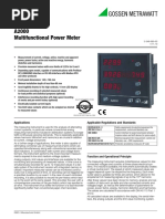 Multi-Function Power Meter - A2000