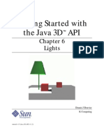 Getting Started With The Java 3D API: Lights