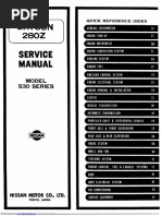 Datsun 280 Z Service Manual