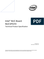 Intel® NUC Board Nuc5Pgyh: Technical Product Specification