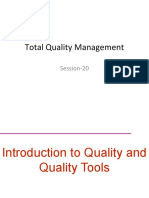 Total Quality Management: Session-20