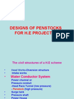 Designs of Surface Penstocks - Dr. KK Menon