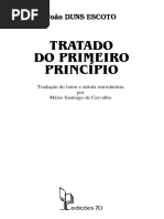 João Duns Escoto - Tratado Do Primeiro Princípio (Edições 70) (Clearscan 300)