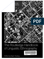 The Routledge Handbook of Linguistic Ethnography by Karin Tusting