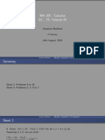 MA 105: Calculus D1 - T5, Tutorial 03: Aryaman Maithani