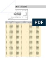 Loan Amortization Schedule Template