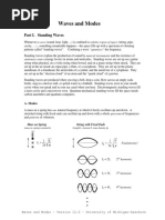 Waves and Modes: Part I. Standing Waves