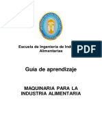 Guía de Aprendizaje Maquinaria para La Industria Alimentaria