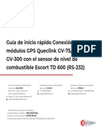 Inicio Rápido Queclink + TD600 (RS-232)