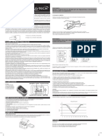 Manual Oxímetro de Dedo G-Tech Oled Graph