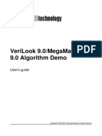 Verilook 9.0/megamatcher 9.0 Algorithm Demo: User'S Guide