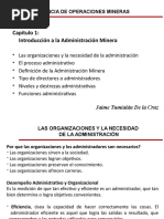 Cap. 1 Introduccion A La Administracion Minera