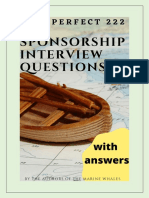 Sonsorship Interview Questions