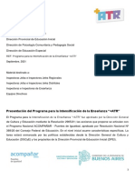 Comunicación Inicial + ATR