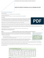 Pré-Dimensionamento de Seções de Coberturas em Arco Treliçadas