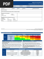 Health & Safety: Task Risk Analysis (Tra) Form