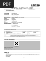 Material Safety Data Sheet: Sootremover