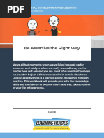 Be Assertive The Right Way Workbook