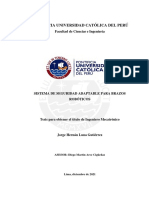 Sistema de Seguridad Adaptable para Brazos Robóticos