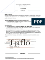 TIPOGRAFIA Morfologia