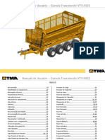 Manual Do Usuário - Carreta Transbordo VTX-5022 Manual Do Usuário - Carreta Transbordo VTX