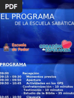 El Programa de La Escuela Sabática