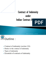 Contarct of Indemnity