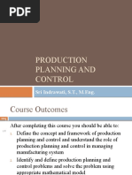 Production Planning and Control: Sri Indrawati, S.T., M.Eng