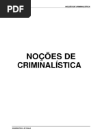 Apostila de Noções de Criminalística