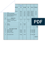 Rate Analysis m25