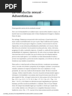 La Conducta Sexual - Adventista - Es