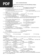 Unit 4. More Exercises STS