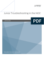 Junos Troubleshooting in The NOC: Lab Guide