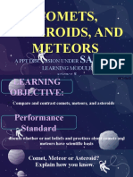 Comets, Asteroids, and Meteors