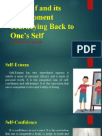 The Self and Its Development Journeying Back To