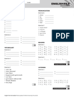 English File: Answer Sheet