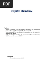 Practice Problems Capital Structure 25-09-2021