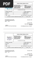 Rainbow Children's Medicare PVT - LTD: Out Patient (OP) Bill of Supply