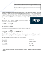 Trabalho Avaliativo - Potência e Trabalho